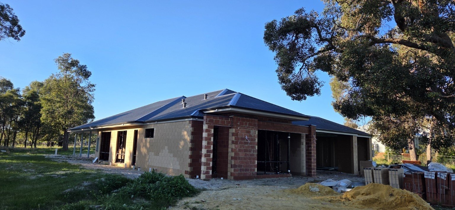Residential metal roofing installation
