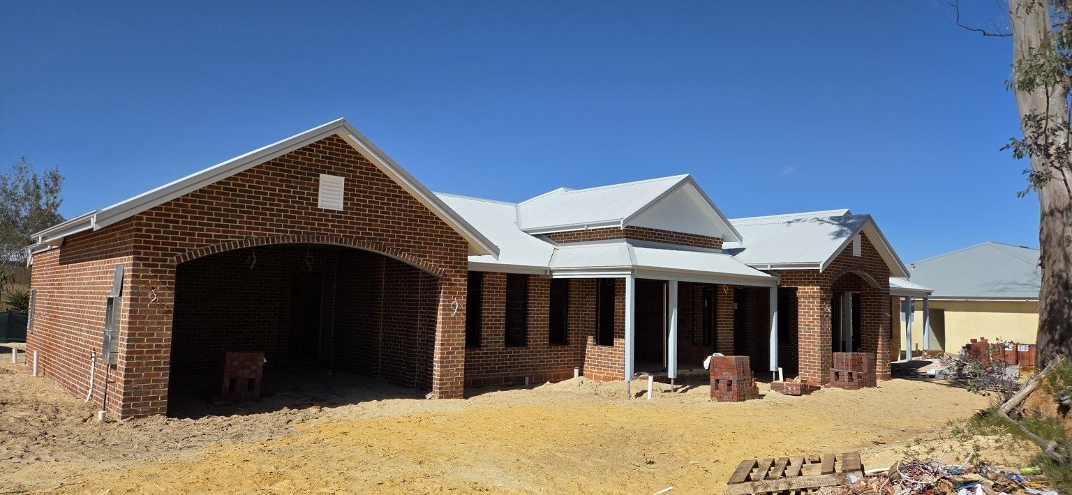 Residential metal roofing project